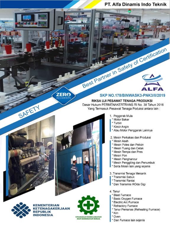 pesawat tenaga produksi