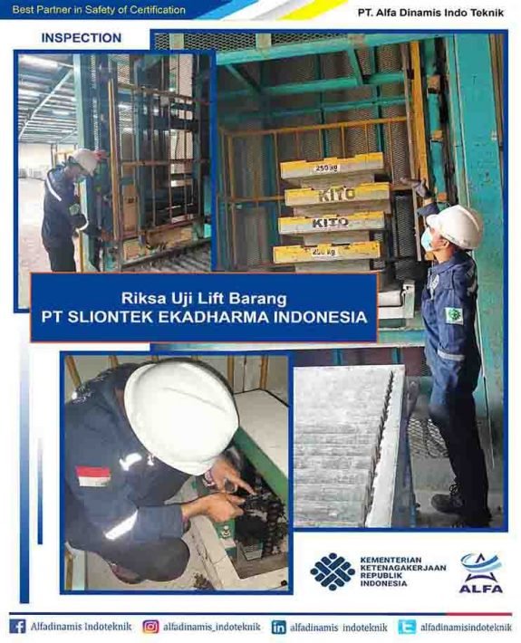 lift barang sliontek