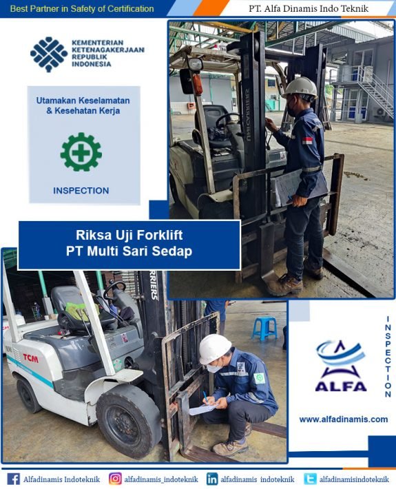 forklift multi sari sedap