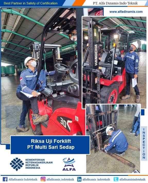forklift pt multi sari sedap
