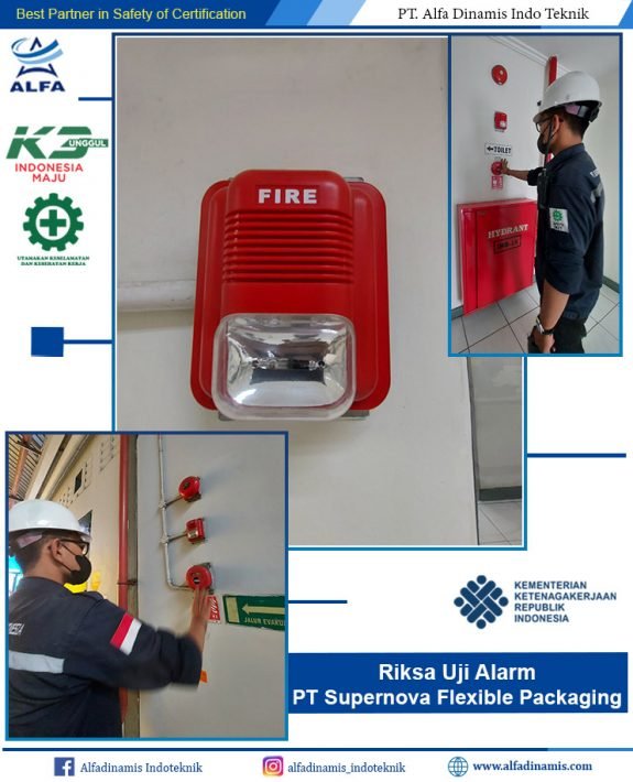 RIKSA UJI ALARM PT SUPERNOVA