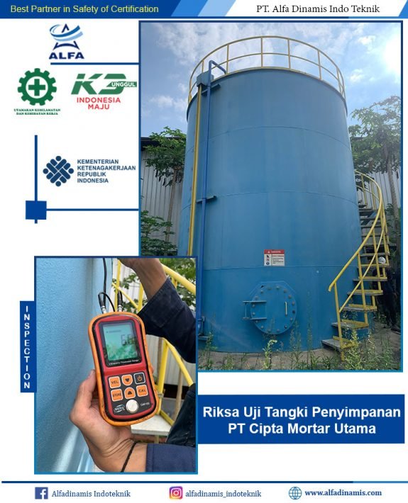 RIKSA UJI WATER TANK PT CIPTA MORTAR UTAMA
