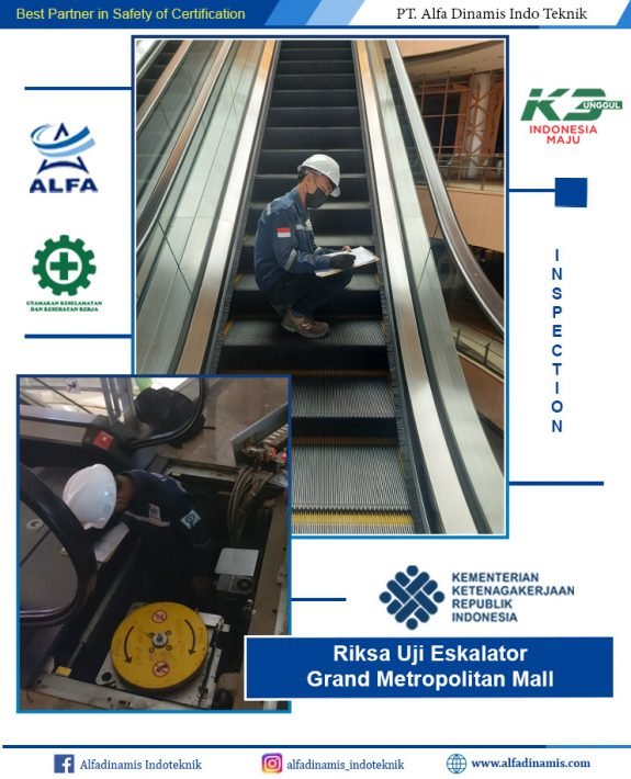 Riksa Uji Eskalator Grand Metropolitan Mall