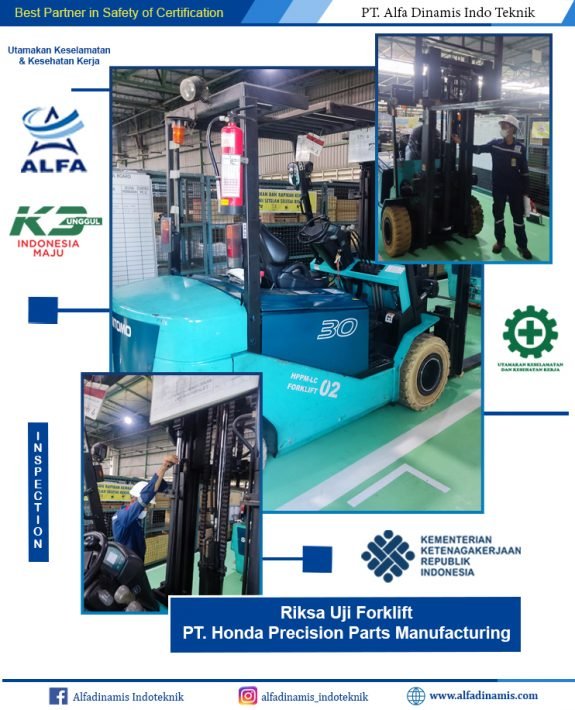 Riksa Uji PT. HPPM Forklift
