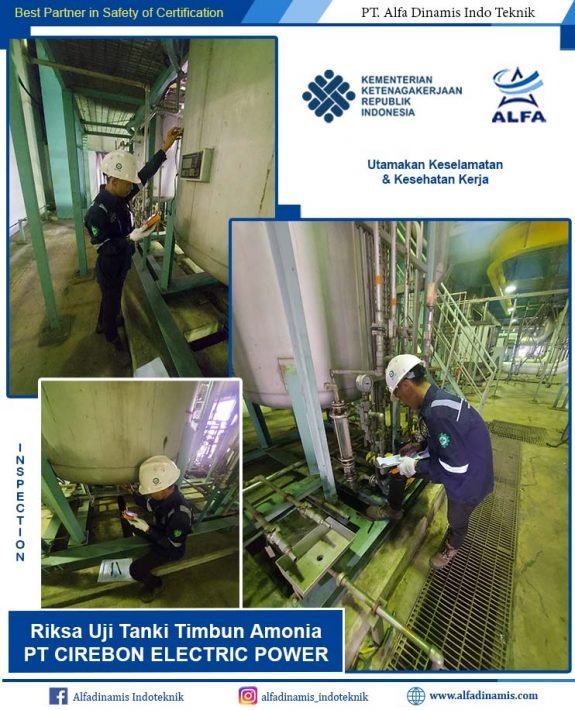 TANGKI TIMBUN amonia pt CIREBON ELECTRIC POWER