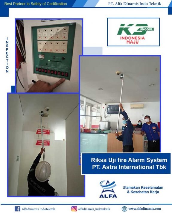fire alarm system pt astra international