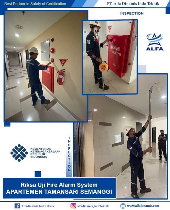 Fire alarm sistem apartemen semanggi