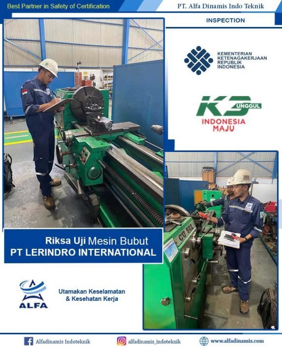 mesin bubut PT Lerindro ok