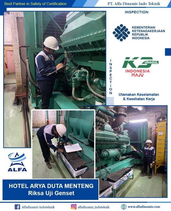 genset hotel aryaduta menteng