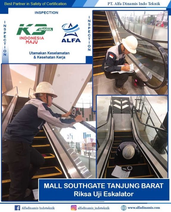 Eskalator Saouthgate Tanjung barat