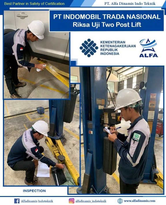 two post lift pt indomobil