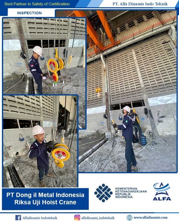 PT DOng Il Metal Indonesia hoist crane