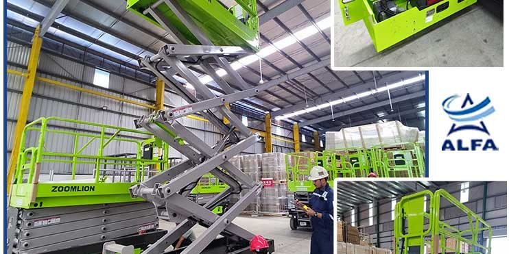 Scissor lift PT Horizon Construction
