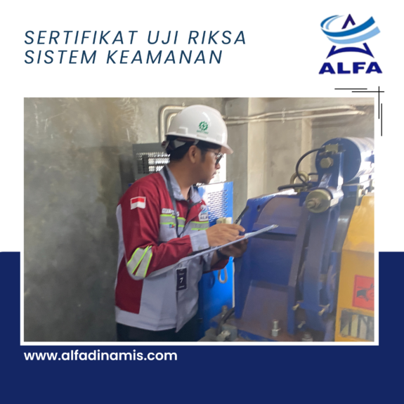 Sertifikat Uji Riksa Sistem Keamanan