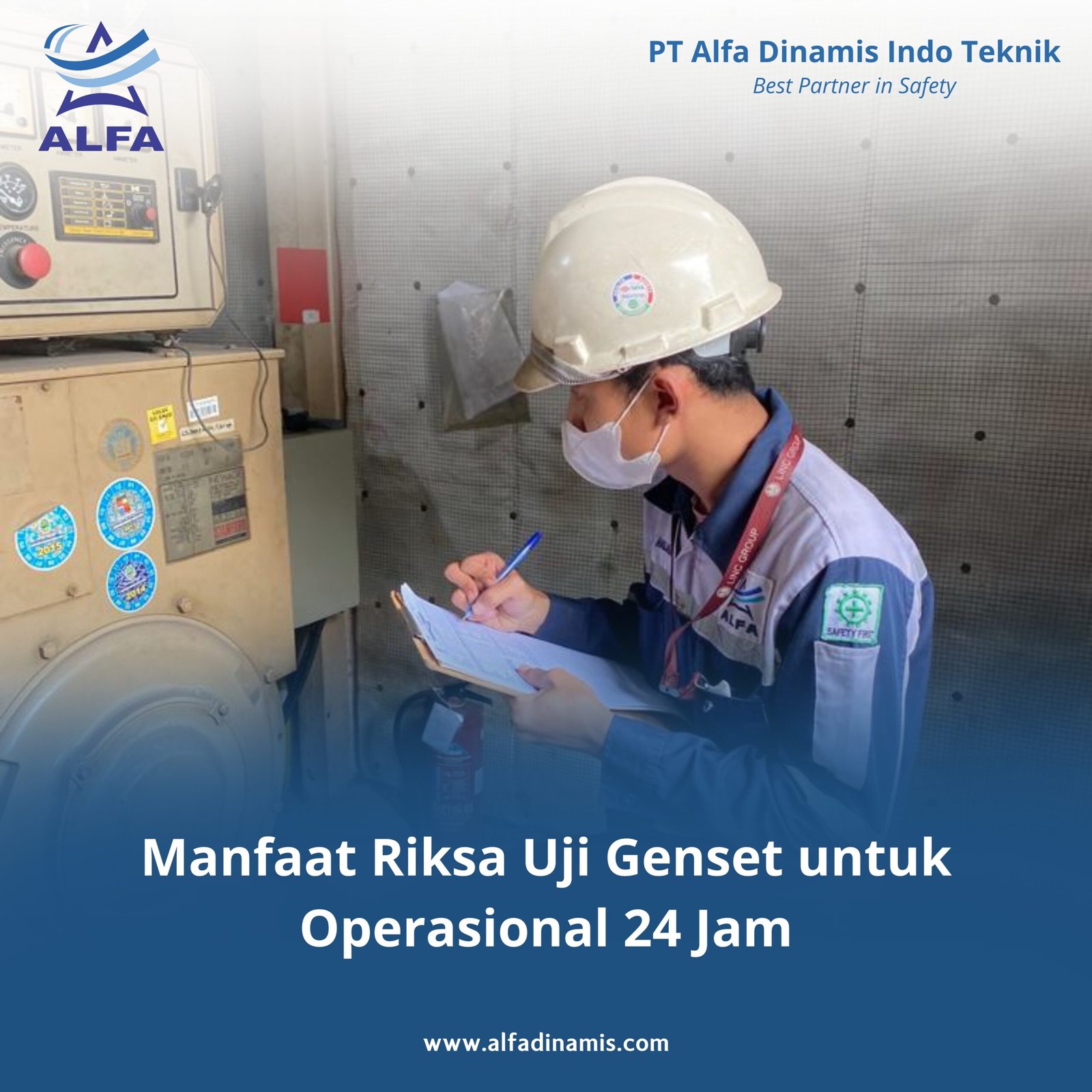 Manfaat Riksa Uji Genset untuk Operasional 24 Jam