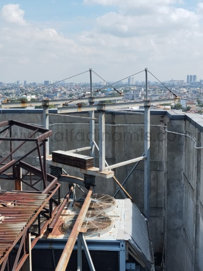 Alat Gondola pada Gedung | PT Alfa Dinamis | 0822-4668-3542