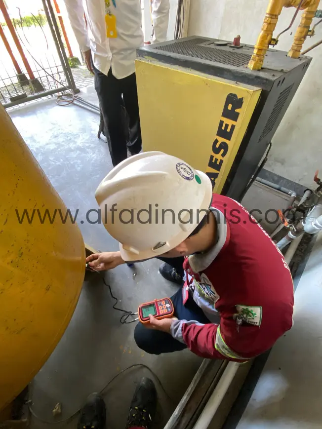 Proses Pengujian Air Receiver Tank|PT Alfa Dinamis|0822-4668-3542