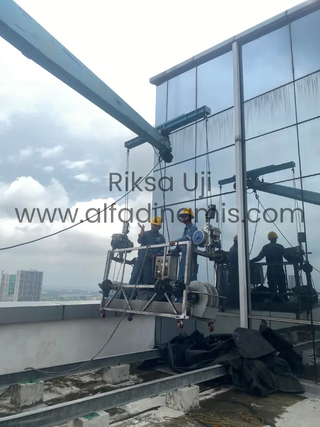 Dokumentasi Uji Gondola|PT Alfa Dinamis|0822-4668-3542