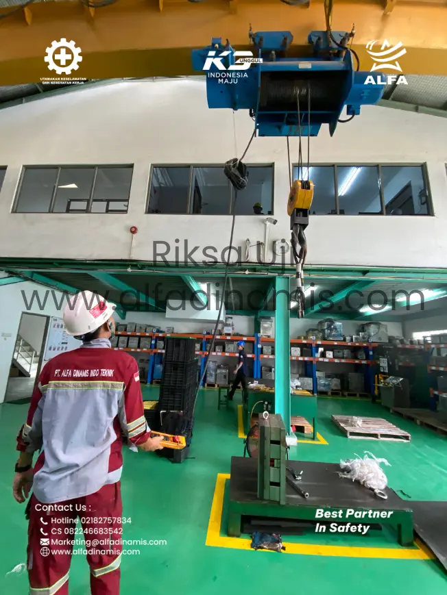 Sertifikasi Hoist Crane|PT Alfa Dinamis|0822-4668-3542